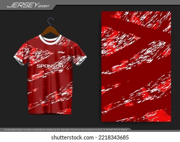 Jersey sports t-shirt. Soccer jersey mockup for soccer club. Suitable for jersey, background, poster, etc.