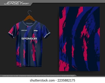 Jersey sports t-shirt. Soccer jersey mockup for soccer club. Suitable for jersey, background, poster, etc.	