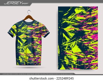 Jersey sports t-shirt. Soccer jersey mockup for soccer club. Suitable for jersey, background, poster, etc.	