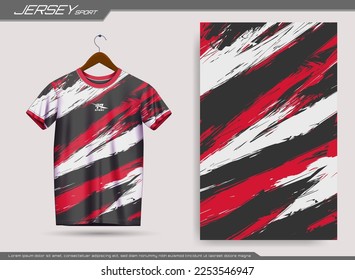 Jersey sports t-shirt. Soccer jersey mockup for soccer club. Suitable for jersey, background, poster, etc.