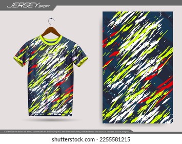 Jersey sports t-shirt. Soccer jersey mockup for soccer club. Suitable for jersey, background, poster, etc.