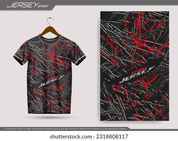 Jersey sports t-shirt. Soccer jersey mockup for soccer club. Suitable for jersey, background, poster, etc.