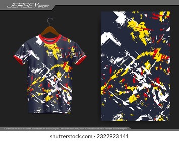 Jersey sports t-shirt. Soccer jersey mockup for soccer club. Suitable for jersey, background, poster, etc.