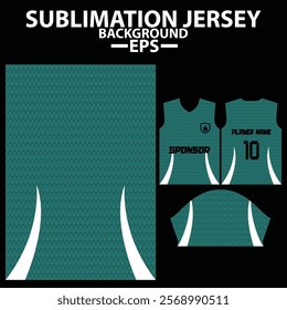 Jersey Template for Football, cricket , Soccer, and Gaming , Sublimation Sports  And esports Design with Customizable Team jersey.
