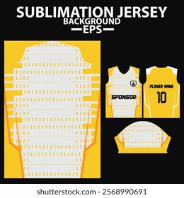 Jersey Template for Football, cricket , Soccer, and Gaming , Sublimation Sports  And esports Design with Customizable Team jersey.
