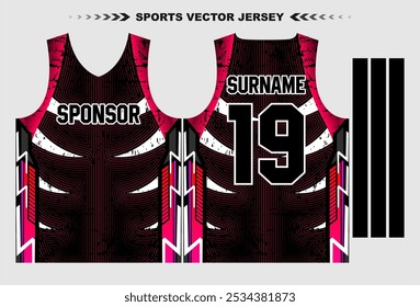 jersey template for pattern sports 