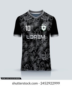  jersey Plantilla diseño de camiseta deportiva