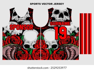 jersey template for sports uniform