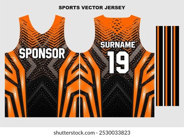 jersey template for sports uniform