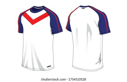 Kit de equipo de uniforme de equipo de Jersey Template Vector