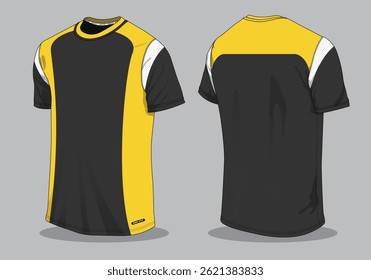 Jersey Template Vetor equipe uniforme vestuário clube kit