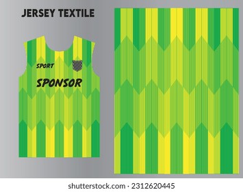 jersey textile design for Sport t-shirt, Soccer jersey mockup for football club. uniform front view