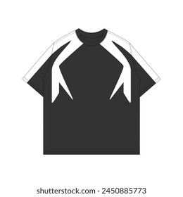 Jersey Tshirt Sports 3 Y2K Clothing Logo Patch Apparel Fashion Vector Design K25, Commercial Use