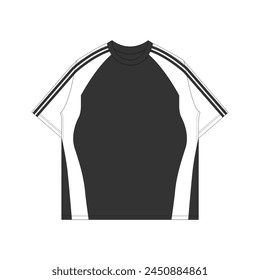 Jersey Tshirt Sports 4 Y2K Clothing Logo Patch Apparel Fashion Vector Design K25, Commercial Use