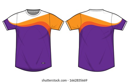 Vector de plantilla deportiva uniforme de Jersey