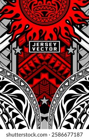 JERSEY VECTOR DESIGN FOR SUBLIMATION BACKGROUND