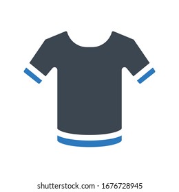 icono de color jersey vectorial glifo 