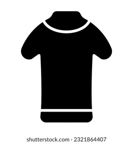 Jersey Vector Glyph Icon For Personal And Commercial Use.
