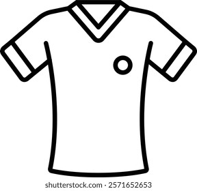 Jersey vector icon. Can be used for printing, mobile and web applications.