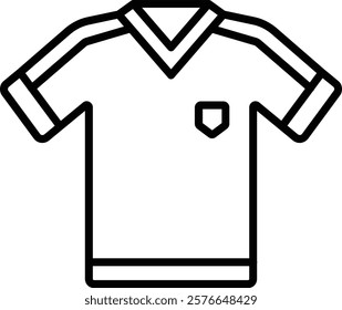Jersey vector icon. Can be used for printing, mobile and web applications.