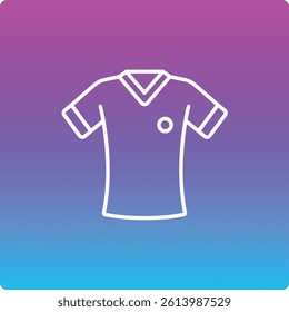 Jersey vector icon. Can be used for printing, mobile and web applications.