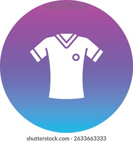 Jersey vector icon. Can be used for printing, mobile and web applications.