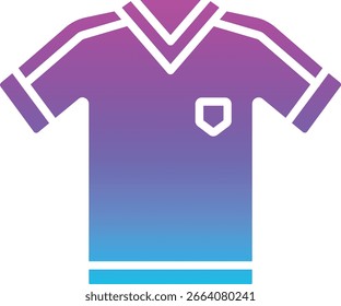 Icono de Vector de Jersey. Se puede utilizar para aplicaciones de impresión, móviles y de Web.
