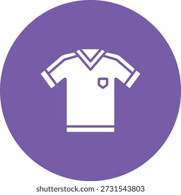 Icono de Vector de Jersey. Se puede utilizar para aplicaciones de impresión, móviles y de Web.