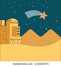 jerusalem desert dune night star