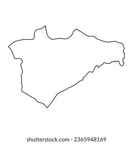 Jerusalem District map, administrative division of Israel.