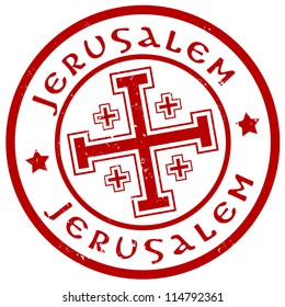 Jerusalem stamp