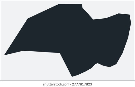 Jervis Bay Territory, Australi map. Just a simple border map. Shape of the state. Flat boundary outline. Vector illustration.