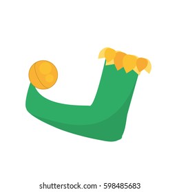 jester boot april fools day vector illustration eps 10
