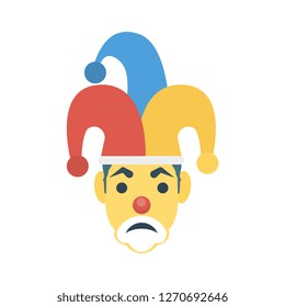 jester  clown   face 