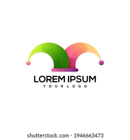 jester  Colorful Logo Illustration Vector Design