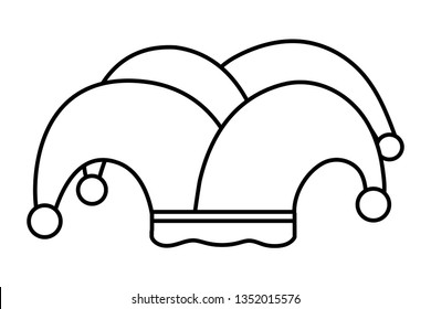 Jester Hat Cartoon Stock Vector (royalty Free) 1352015576 