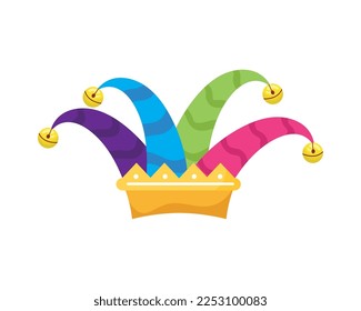 jester hat comic accessory icon