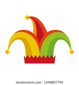 jester hat fools day icon