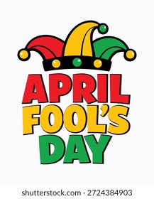 Narr Hut, Vektordesign; Aprilscherz-Grafik; lustig, verspielt