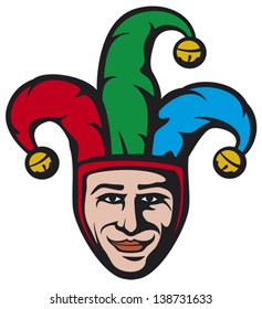 jester head (smiling joker)