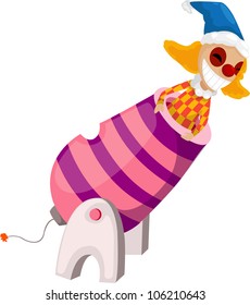 jester isolated vector illustrator on White background