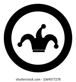 Jester's cap icon black color