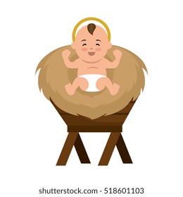 jesus baby manger character