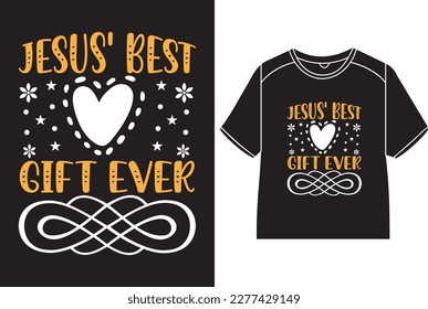 El mejor regalo de Jesús jamás Diseño de camisetas