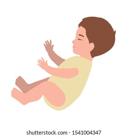 jesus christ baby manger characters vector illustration design