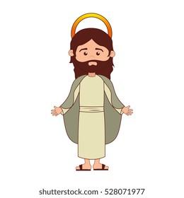 Jesus Christ Character Religious Icon Stock Vector (Royalty Free ...