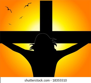 Jesus Christ in cross	