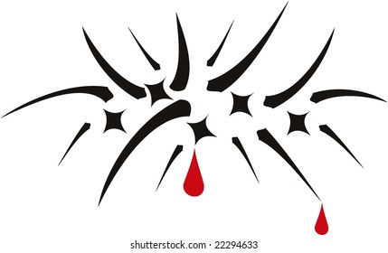jesus christ. crown of thorns