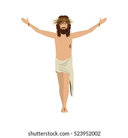 jesus christ with crown of thorns