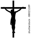 Jesus Christ Crucifiction Silhouette